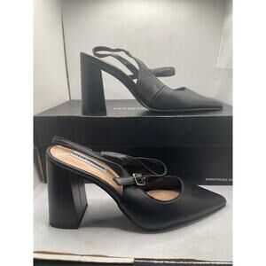 STEVE MADDEN MAEGAN BLACK PATENT Size 8.5M